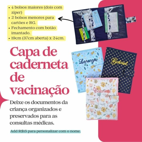 Porta caderneta de vacinação - Imagem 2